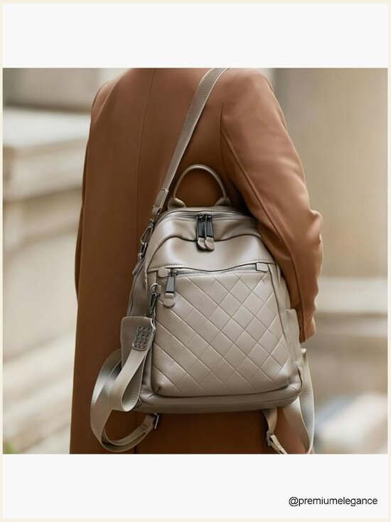 Genuine Leather Backpack Purse Women Convertible Shoulder Bag Travel main image 6